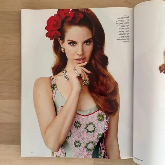 British Vogue March 2012 Featuring Lana Del Rey - Picture 4 of 8